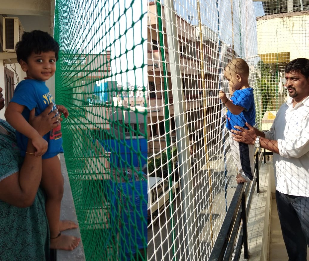 Children safety nets in Jeedimetla